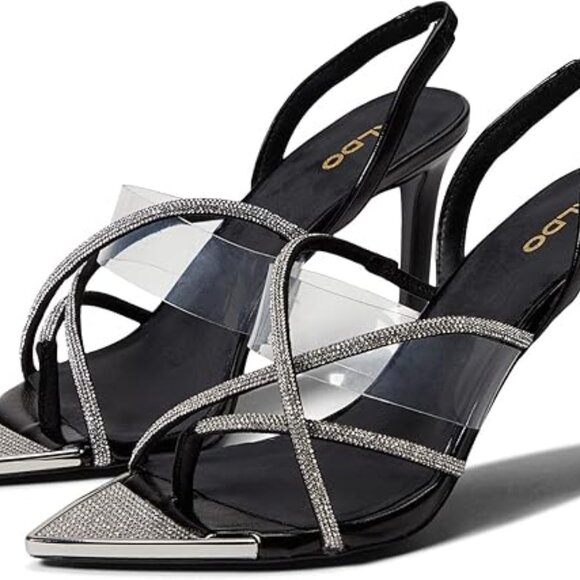 Aldo Aabelle Rhinestone strappy high heel sandal - Picture 5 of 9
